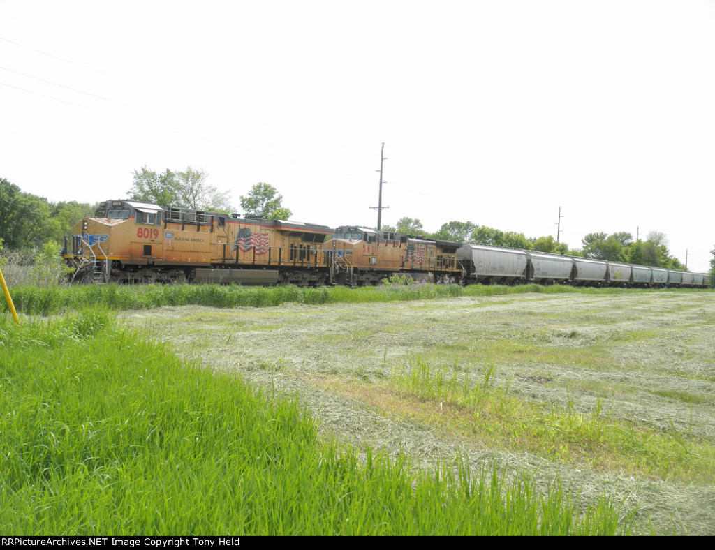 Big Grain Train On The Old Great Western